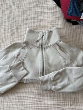 lululemon athletica Scuba jacket in creme